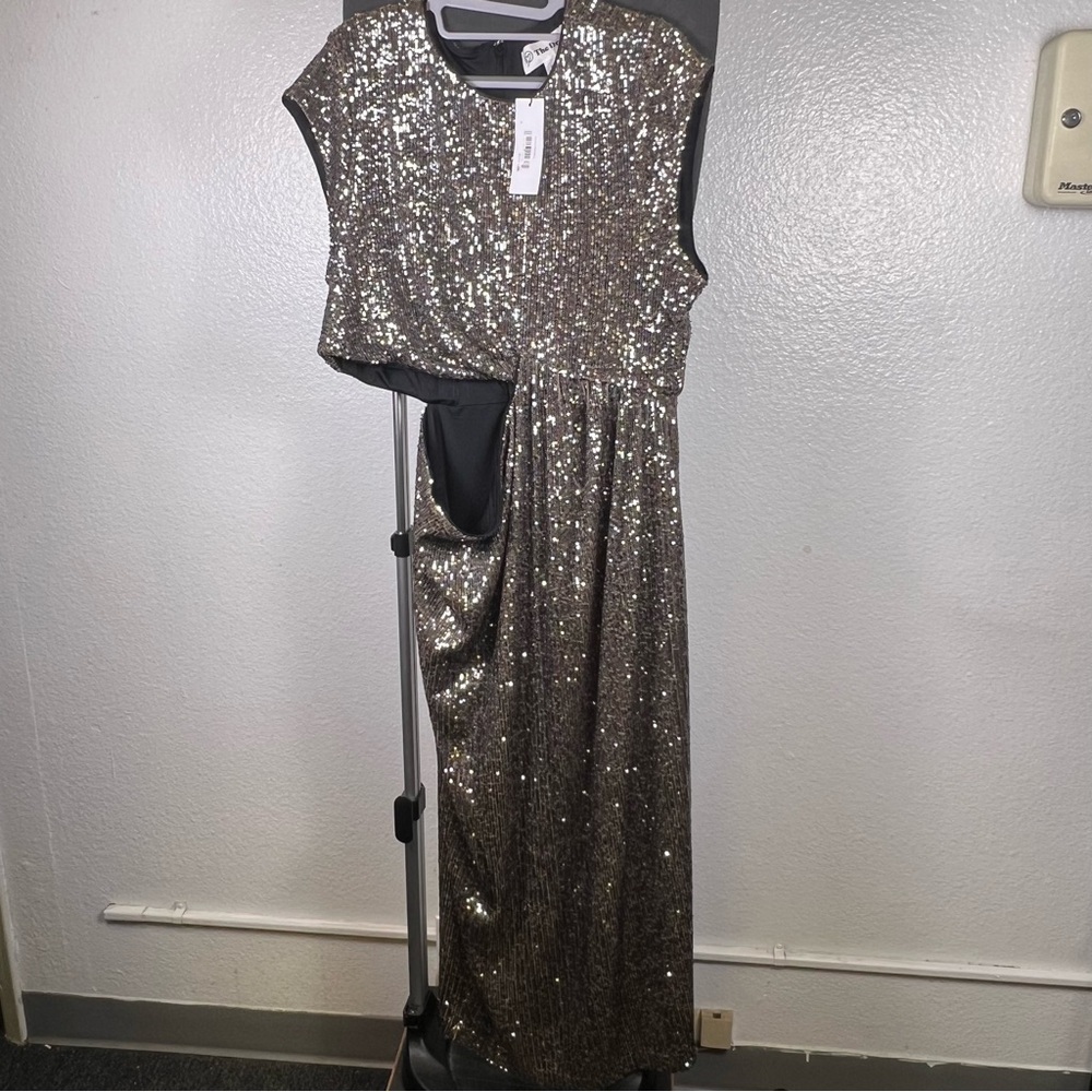 The Drop Women's Padma Cut-Out Sequin Midi Dress - Picture 5 of 15